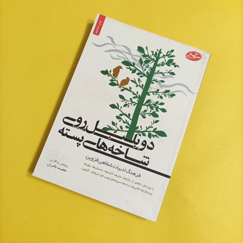 کتاب دو بلبل روی شاخه های پسته فرهنگ ادبیات شفاهی قزوین