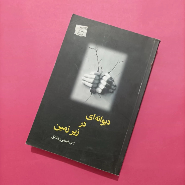 کتاب دیوانه ای در زیر زمین نوشته اکبر ایمانی روشنق